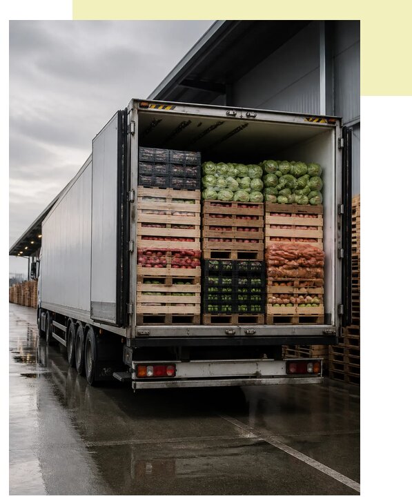 Перевозка плодоовощной продукции в Белорецк по цене от 5069 р. | Агросервис-Блр